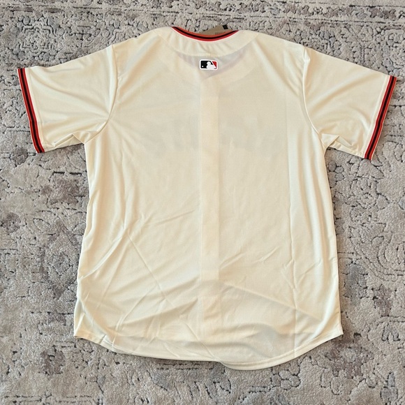 Nike Authentic San Francisco Giants Cream MLB Baseball Jersey Men's Sz: L - Picture 5 of 5